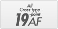 Choice of AF points for creative framing and subject tracking